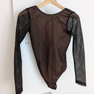 NWT Cosmo x Dress The Population Long Sleeve Bodysuit
